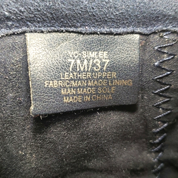 Vince Camuto Upper Navy Blue Velvet Women's Booties 💙 Size 7m - Picture 12 of 14